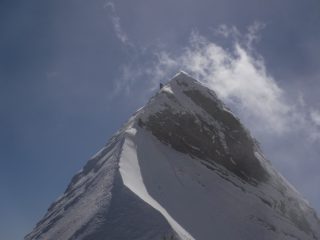 Sulla cresta verso la cima principale del Cavallo