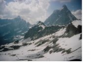 Il Cervino e il Dent d'Herens dal rif. del Teodulo