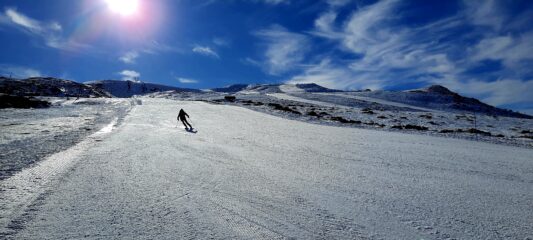 Piste praticamente deserte