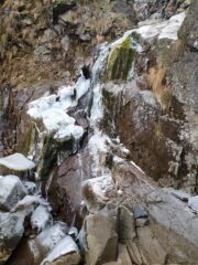 Situazione del primo saltino per arrivare all'attacco.