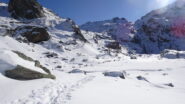 Più neve del previsto lungo il lago Lej Long