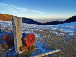 Resti di neve a sella Morteis