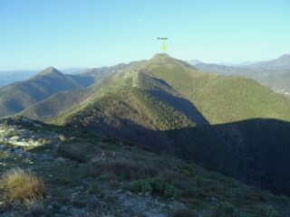 La dorsale vista dal monte Croce