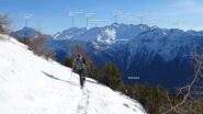 Sul lungo traverso che porta verso Malga Corti.