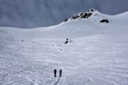 Sul percorso classico per il monte Flassin