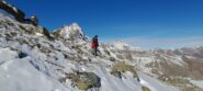 scendendo al colle di Luca..col Viso sullo sfondo..