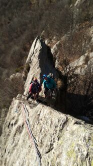 in sosta al 4 tiro  Gianpaolo e Massimo