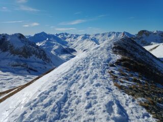 Punta Verso Sud e la Francia (a neve messa meglio)