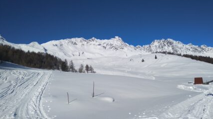 vista dal parcheggio estivo