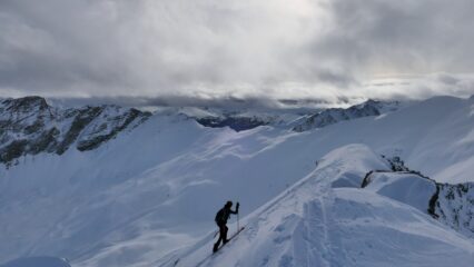 Arrivo in cima