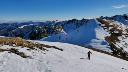 Arrivo in cima