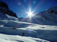 Dopo il bivio del vallon de Pinet verso le caserme del Viraysse