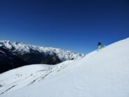 Prima discesa dall'anticima est del Roir Alp