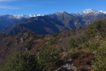 Val Chisone con il Becco dell'Aquila