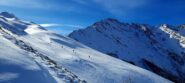 Salita per il versante ovest della montagna