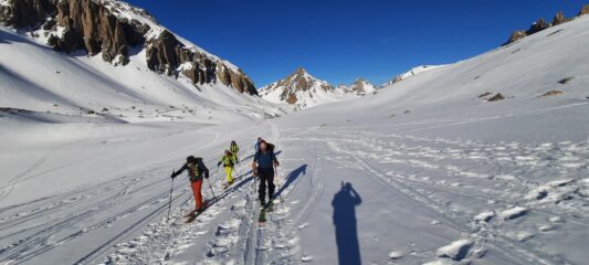 Salendo nel vallon de l'Orrenaye 