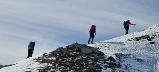 sulla cresta verso il Monte Grosso