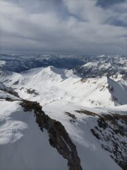 Vista sul vallone di salita.