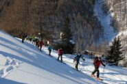 salita a ranghi compatti, frazione Laval