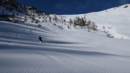 Discesa nel vallone Intersile