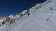 Ventata morbida sotto la cima