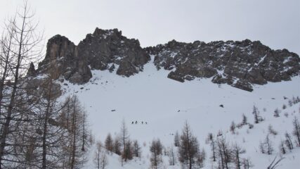 skialp verso il canale del Cobre