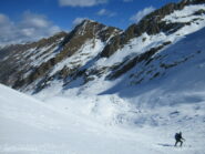 Mone Tonale al centro e via di salita