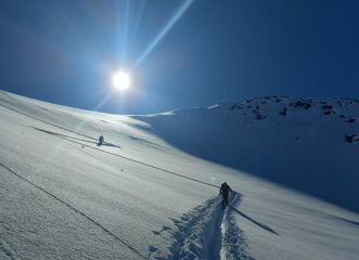 la bella traccia nel tratto finale del Peigrò