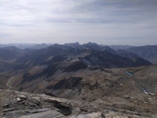 Sguardo verso Brec e Aiguille de Chambeyron