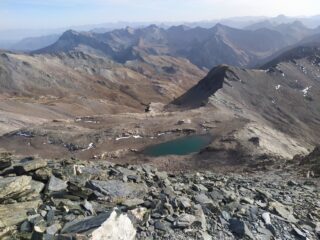 Il bel lago di Mongioia, uno dei più elevati delle Alpi Cozie