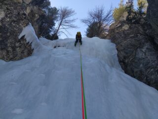 Sul muretto dopo la diramazione con la droite (foto mgulliver)