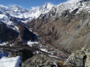 Laggiù Balme e in fondo testata della val d'Ala.