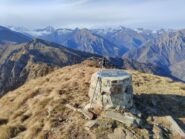 Panorama dalla cima verso Nord.