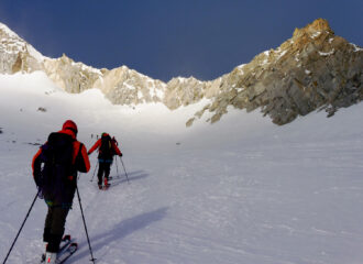 Verso punta Giovanni Paolo