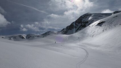 Discesa nel vallone Brignola