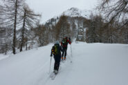 Arrivo alla madonna della neve