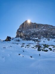 La parete nord di Rocca la Meja