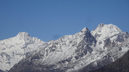 Bel panorama dal Colle San Giacomo verso la testata delle Valli di Lanzo