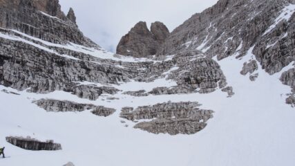 salendo direzione bocchetta dei camosci