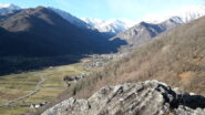 Vista su Bobbio dal Bouscas..