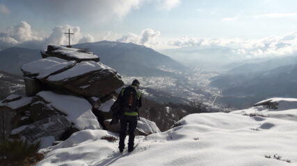 Paesana dalla Rocca Ciaramolin o Roc d'la Crus