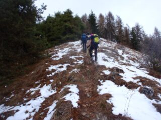 verso la cima Varengo