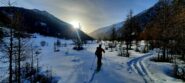 Valle Argentera al mattino