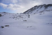 Lago Raty, poca neve e tanto vento