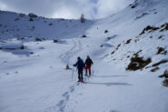 In discesa dal colle del Monte Ros verso Vernouille