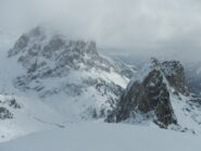 tra le nuvole l'Aiguillette du Lauzet