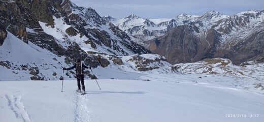 Vallone di Traversagne in discesa 