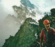 Agostino, il bivacco di Punta Venezia e il Monviso.