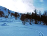 Nella parte centrale la neve migliore