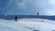 Arrivo alla dorsale (+o- a metà fra il colle e la cima)